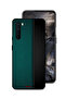 غطاء حماية جلدي بنمط هندسي لهاتف OnePlus Nord