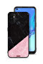 غطاء حماية لهاتف Oppo A32 بنمط رخامي