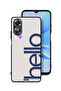 Oppo A17 Protective Case Cover Hello