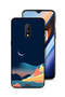 OnePlus 7 Protective Case Cover Moon Abstract Drawing Art