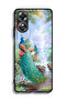 غطاء حماية لهاتف Oppo A17 بتصميم الطاووس - 2