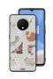 OnePlus 7T Protective Case Cover Pieces Of Paper Stickers
