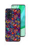 غطاء حماية لهاتف OnePlus 9 5G بنقشة أوراق طيور ملونة وزهور