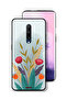 غطاء حماية لهاتف OnePlus 7 Pro برسومات نباتية