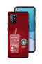 غطاء حماية لهاتف OnePlus 8T 5G بملصق قهوة