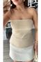Stone Strapless Blouse - 3