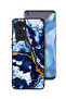 غطاء حماية لهاتف OnePlus 9 Pro 5G بنمط فني مزخرف بخطوط خلل