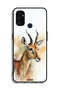 غطاء حماية لهاتف OnePlus Nord N100 بنقشة فن تجريدي للغزلان - 2