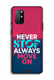 غطاء حماية لهاتف OnePlus 8T 5G، لا تتوقف أبدًا، تحرك دائمًا - 2