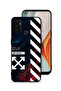 غطاء حماية لهاتف OnePlus Nord N100 بملصق أبيض