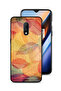 OnePlus 7 Protective Case Cover Leaves Abstract Digital Art