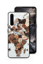 غطاء حماية لهاتف OnePlus Nord مع رسم خريطة العالم