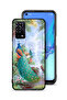 غطاء حماية لهاتف Oppo A55 4G بنقشة الطاووس