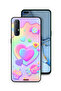 غطاء حماية لهاتف Oppo Reno3 Pro 4G برسومات قلوب البوب