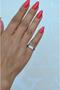 Little Finger Ring Quadrilateral Model with Zircon Stone - 7