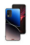 Oppo K9x Protective Case Cover Curve Lines Pattern