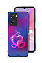 غطاء حماية لهاتف Oppo A57s بنقشة قلوب مائية