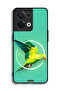 غطاء حماية لهاتف Oppo Reno8 5G بتصميم فن تجريدي ببغاء - 2