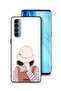 غطاء حماية لهاتف Oppo Reno4 Pro 4G بغطاء للوجه من خلال قبعة