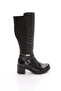 715 Women's Belt Detailed Heeled Boots