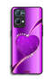 غطاء حماية لهاتف Oppo Reno7 Pro 5G بتصميم قلب لامع - 2