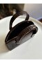 Women's Shiny Mini Crocodile Pattern Long Strap Handbag, Shoulder Bag - 6