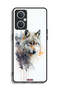 غطاء حماية لهاتف Oppo A96 5G (الصين) بتصميم فن تجريدي للذئب - 2