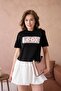 Look Baskılı Basic T-Shirt - 3