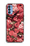 Oppo Reno4 4G Protective Case Cover Peach Roses - 2