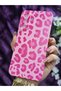 Samsung Galaxy S25 Fe Compatible Velvet Pink Leopard Phone Case - 2