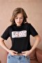Look Baskılı Basic T-Shirt