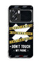 OnePlus Nord N300 Protective Case Cover Caution Never Touch My Phone - 2
