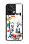 غطاء حماية لهاتف Oppo Reno8 5G - ملصق باريس - 2