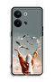 غطاء حماية لهاتف Oppo Reno9 5G بتصميم طيور تحلق - 2