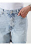 Blue Standard Fit Women's Jean Shorts - 3