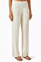 Opal Cotton Silk Wide Leg Pants Lactic