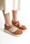 Genuine Leather Orthopedic Sole Women Sandals Tmd202568 - 5