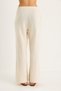 Women's Cream Linen Blouse Trousers Set 3392 60283483 - 7
