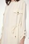 Ecru Triple Combination Suit with Pocket Detail Tk-1212 - 2