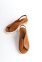 Taba Genuine Leather Padded Heel Orthopedic Sole Women's Sandals Tmd2025651 - 4