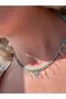 Handmade Necklace with Star Figured Blue Beaded Fringe – Casual and Energetic Design - 2