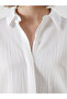 Textured Seersucker Women's Shirt Tunic - 3