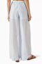 Silk Cotton Wide Leg Trousers White - 3