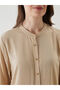 Trendlucky Women's Shirt Tunic with a Distinctive Collar Pattern - 3