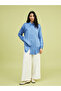 Nevavm Striped Oversize Satin Women's Shirt Tunic with a Difference - 2