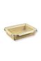 400 Pieces Kraft Food Container with Lid Lunch Box 750ml