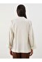 Lcwaikiki Classic Striped Linen Blend Women's Blazer Jacket - 4