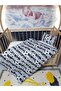 5 Piece 90X130 Baby Sleeping Set - Fan Quilt Pillow Sheet Set - 4