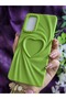 Samsung Galaxy A32 Compatible 3D Heart Green Silicone Case - 3