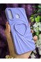 Samsung Galaxy A20/A30 Compatible 3D Heart Lilac Silicone Case - 4